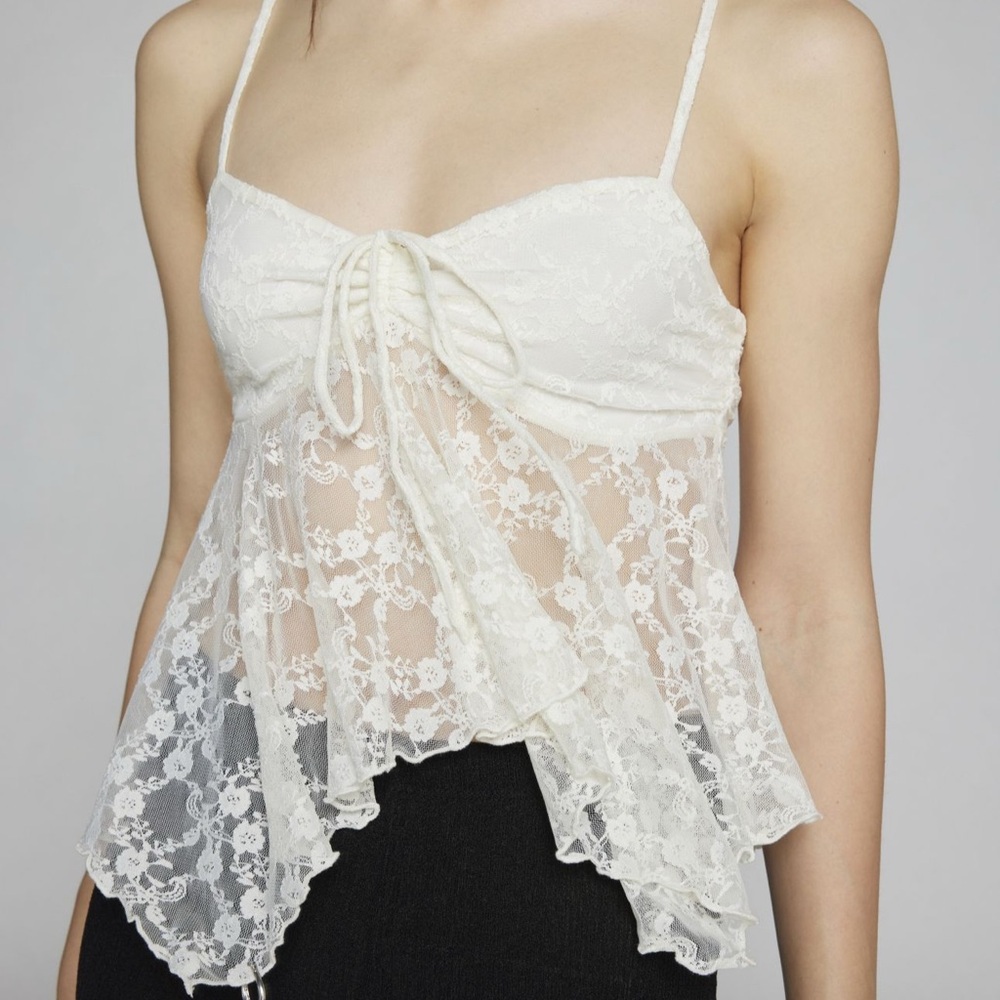 Uo kimchi blue flowy tank top